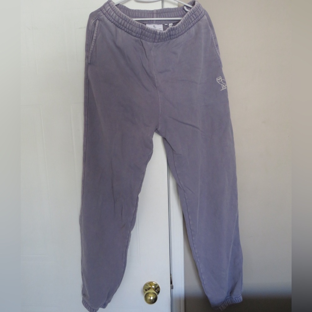 OVO sweatpants size small in colour purple